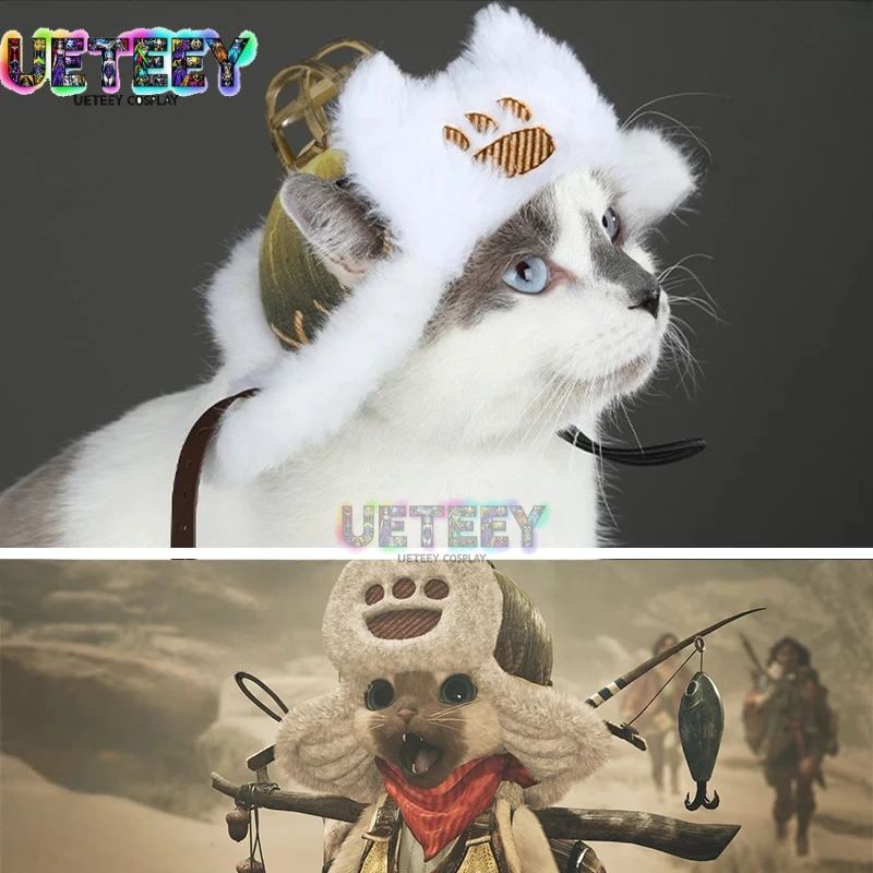 Anime Cosplay Long Hair - UETEEY كوس أثوس مونستر هنتر قبعة