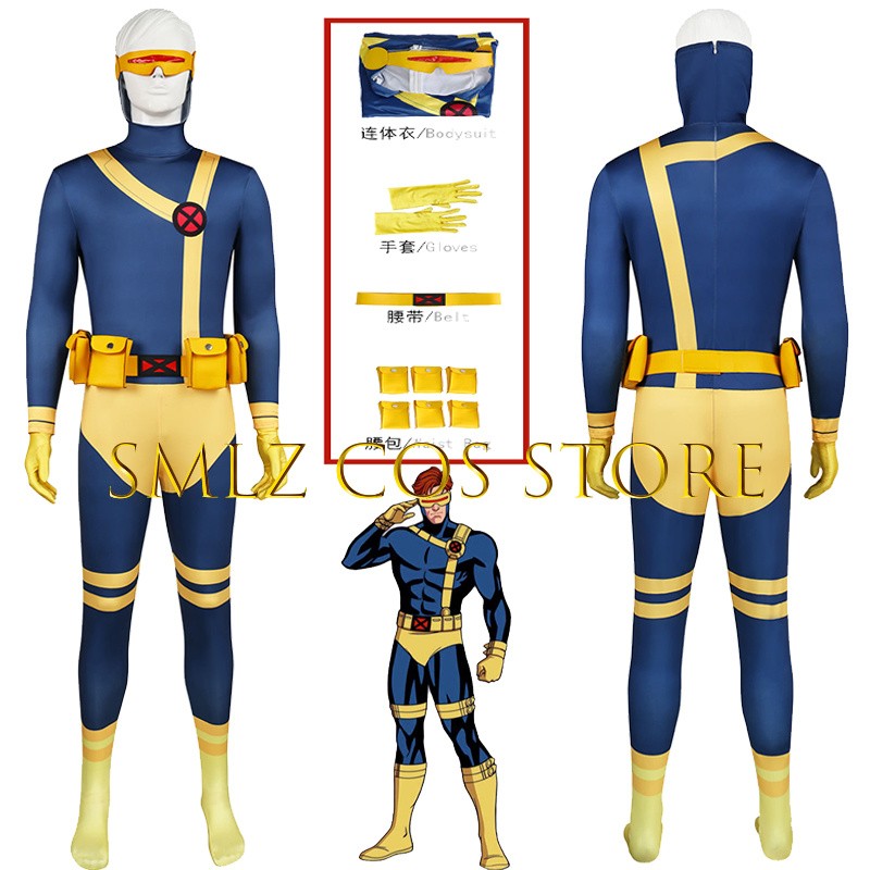 Anime Cosplay Bodysuit - زي سكوت سامرز التنكري لشخصية سيكلوبس،