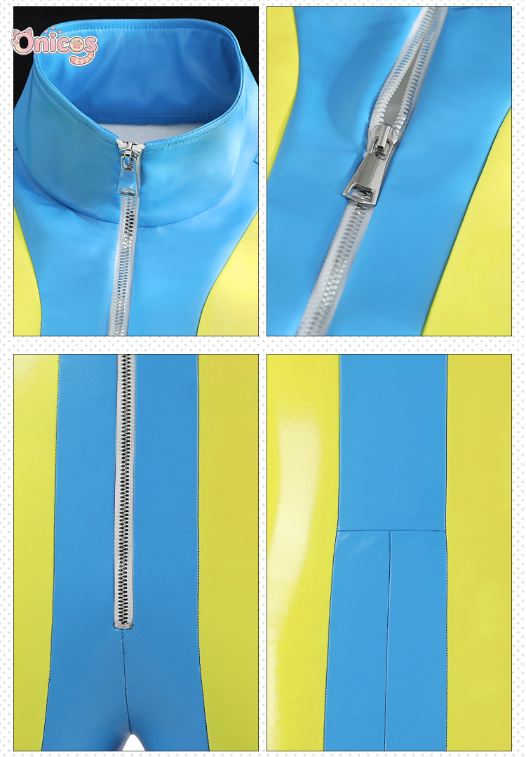 Anime Cosplay Dress For Men - زي تنكري أصفر لشخصية ووتر بوي،