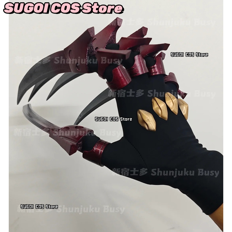 Anime Cosplay Armor - قفازات أصابع على شكل مخلب لشخصية