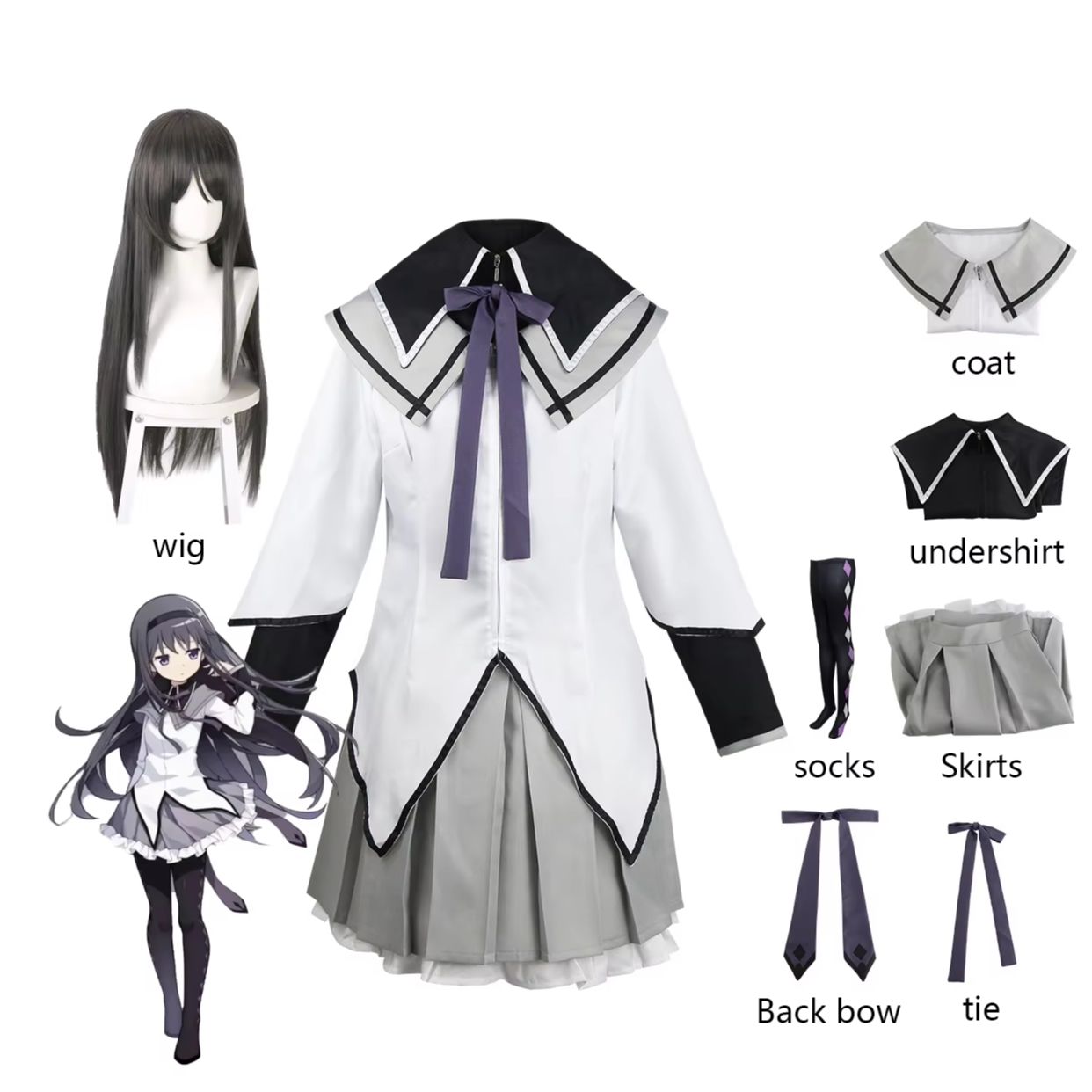 Anime Cosplay Diy - زي أكيمي هومورا التنكري من مادوكا