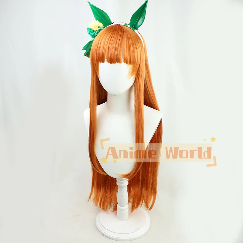 شعر مستعار طويل برتقالي صناعي  - مراجعة Anime Cosplay Orange Hair وسعره