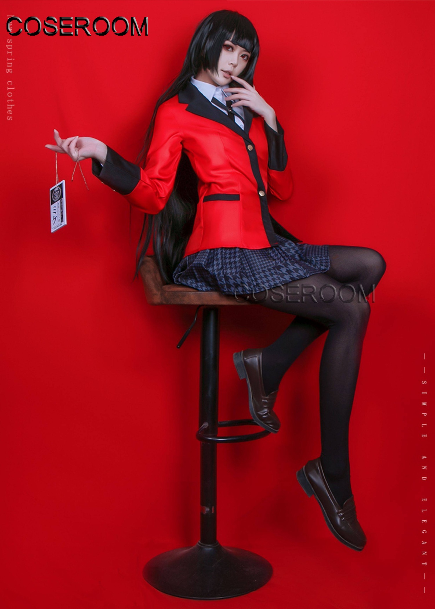 زي تنكري لشخصية جابامي يوميكو  - مراجعة Anime Cosplay Kakegurui وسعره