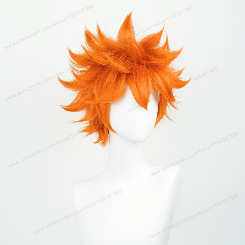 هيناتا شويو شعر مستعار تأثيري  - مراجعة Anime Cosplay Orange Hair وسعره