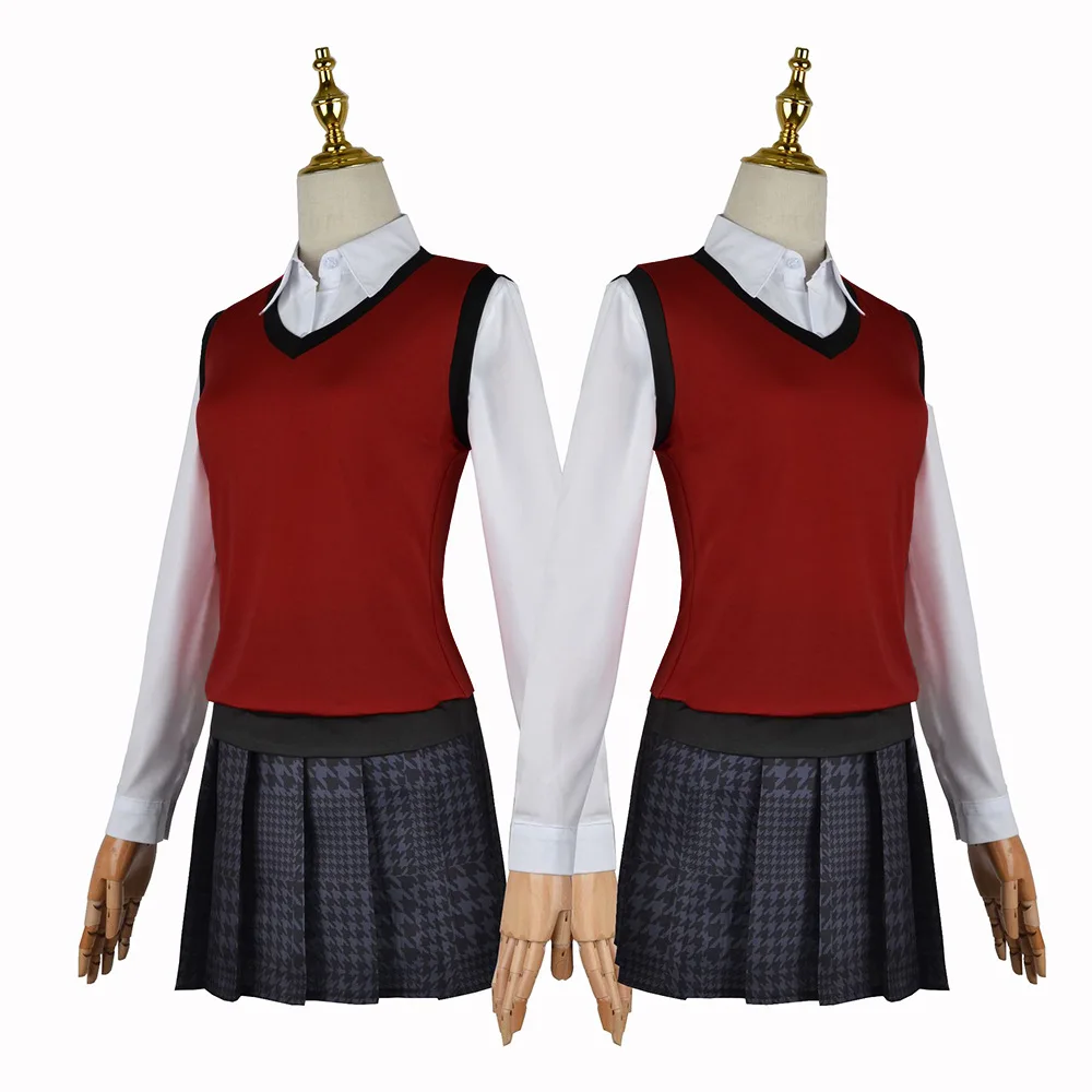 زي مدرسي ياباني سترة تنورة الم - مراجعة Anime Cosplay Kakegurui وسعره