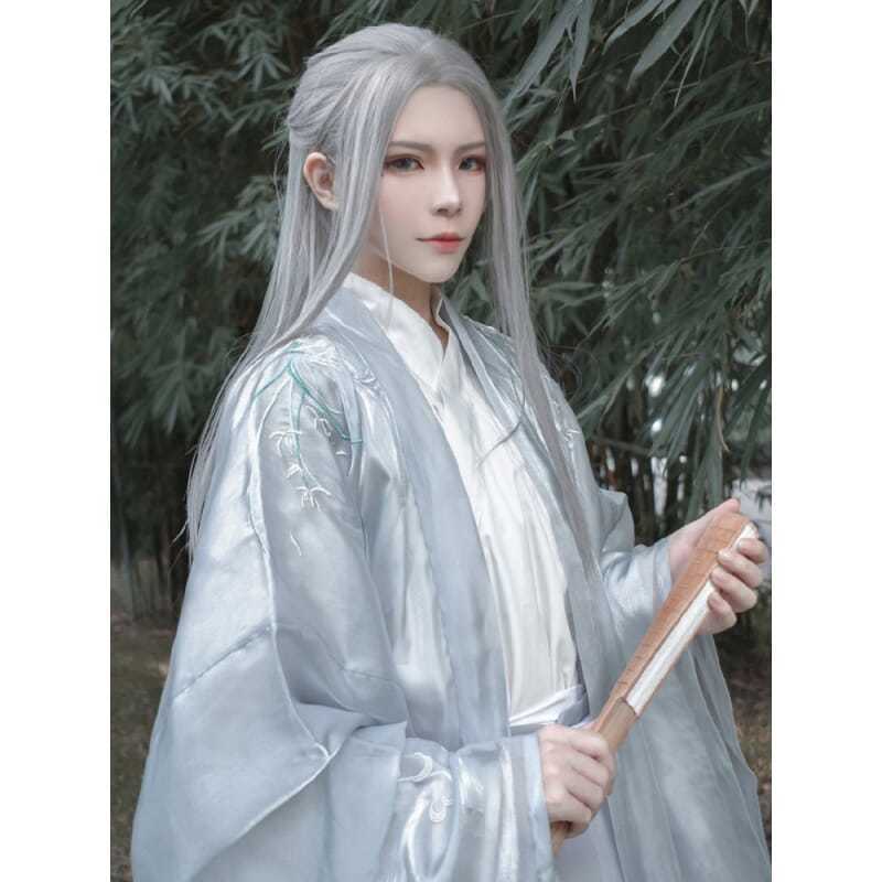 شعر مستعار طويل مستقيم للرجال  - مراجعة Anime Cosplay Long Hair وسعره