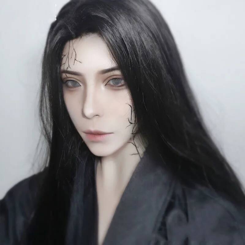 شعر مستعار طويل مستقيم للرجال  - مراجعة Anime Cosplay Long Hair وسعره