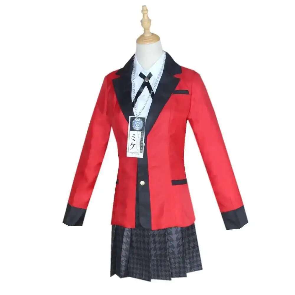 أزياء أنيمي Kakegurui Jabami Y - مراجعة Anime Cosplay Kakegurui وسعره