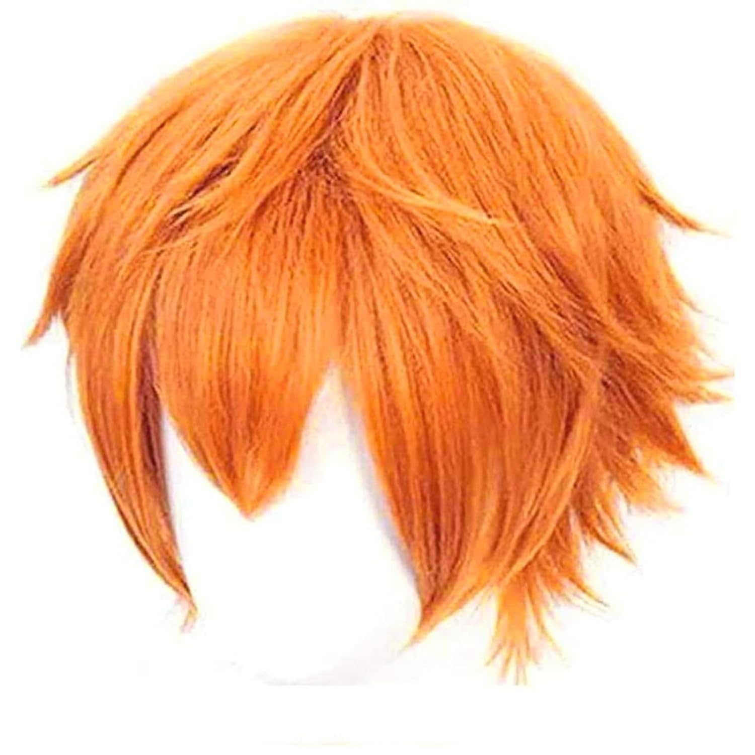 شعر مستعار برتقالي قصير للرجال - مراجعة Anime Cosplay Orange Hair وسعره