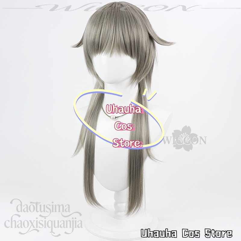 CR6.9*Prika Gray شعر مستعار طو - مراجعة Anime Cosplay Long Hair وسعره