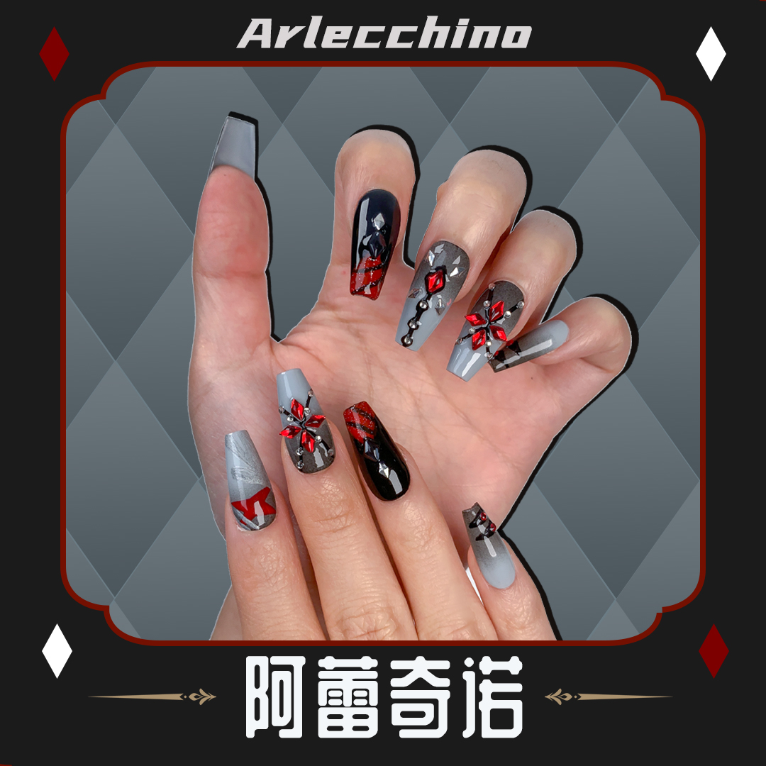 أنيمي جينشين تأثير Arlecchino  - مراجعة Anime Cosplay Armor وسعره