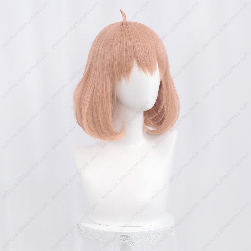 شعر اصطناعي قصير مقاوم للحرارة - مراجعة Anime Cosplay Orange Hair وسعره