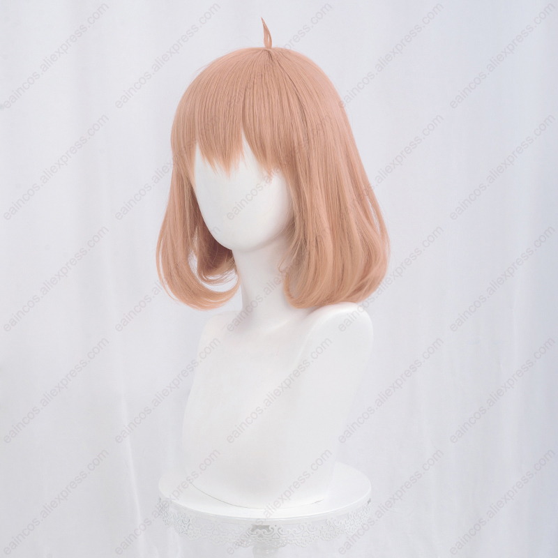 شعر اصطناعي قصير مقاوم للحرارة - مراجعة Anime Cosplay Orange Hair وسعره
