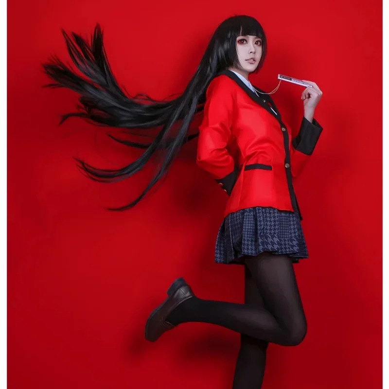 جابامي يوميكو تأثيري أحذية Kak - مراجعة Anime Cosplay Kakegurui وسعره