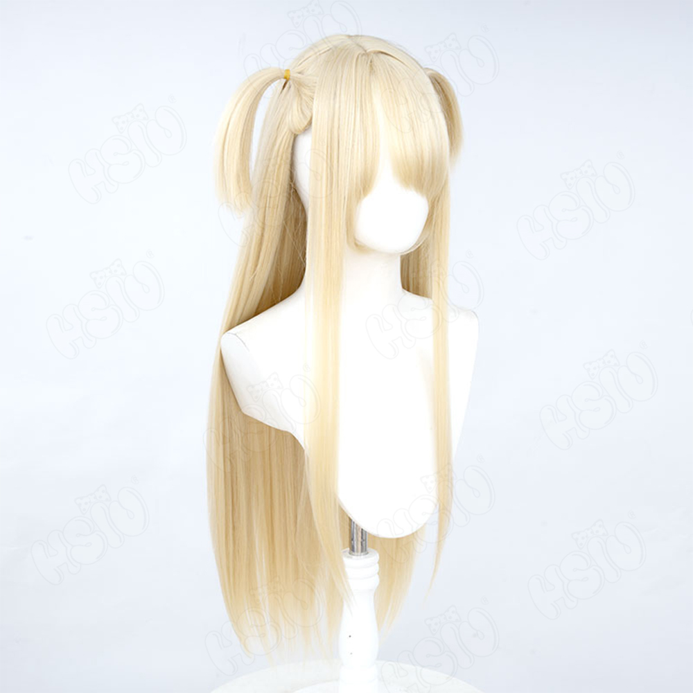 شعر مستعار طويل أشقر فاتح من أ - مراجعة Anime Cosplay Long Hair وسعره