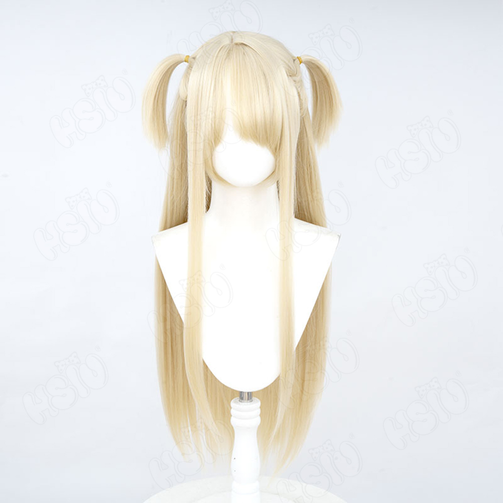 شعر مستعار طويل أشقر فاتح من أ - مراجعة Anime Cosplay Long Hair وسعره