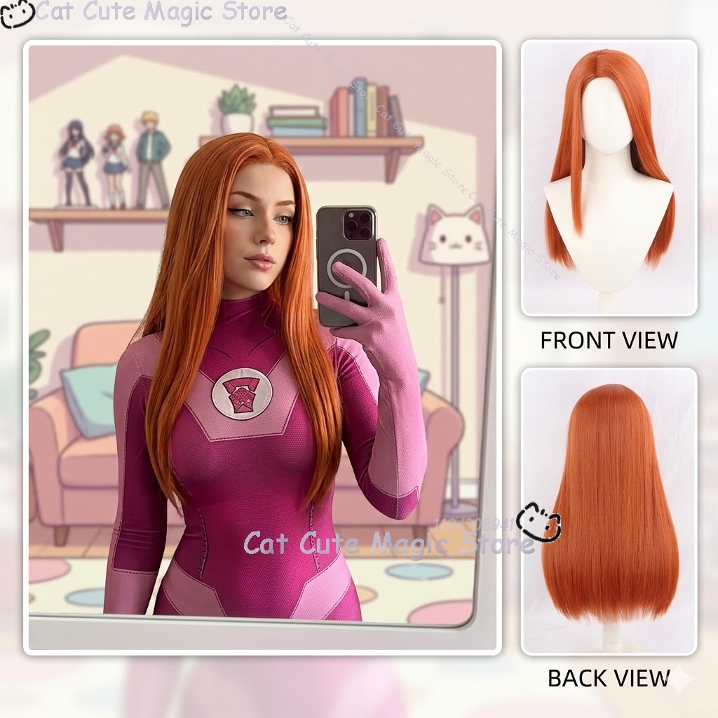 شعر مستعار نسائي بطول 60 سم بل - مراجعة Anime Cosplay Long Hair وسعره