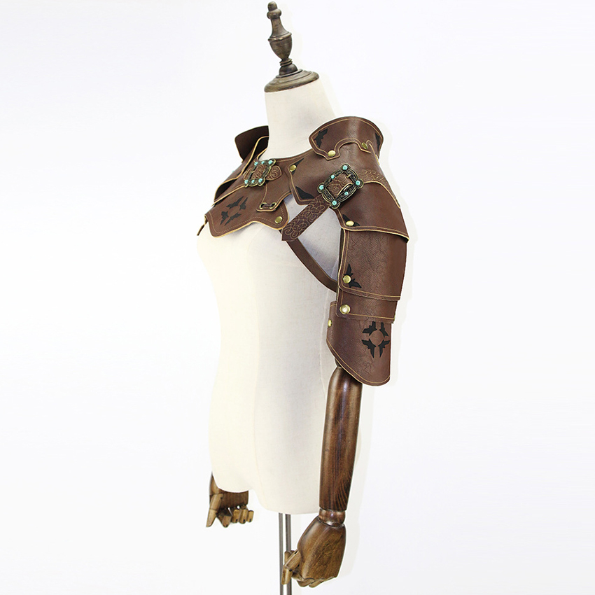 Steampunk الكتف درع درع امرأة  - مراجعة Anime Cosplay Armor وسعره