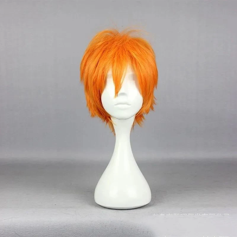 أنمي هايكي!! باروكة تنكرية لهي - مراجعة Anime Cosplay Orange Hair وسعره
