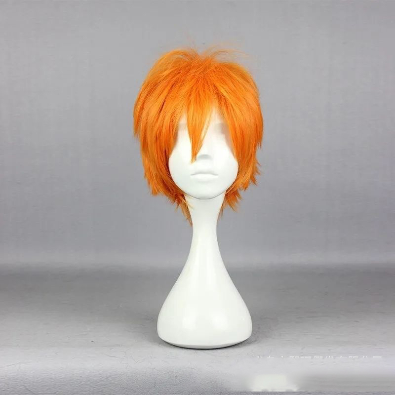 أنمي هايكي!! باروكة تنكرية لهي - مراجعة Anime Cosplay Orange Hair وسعره