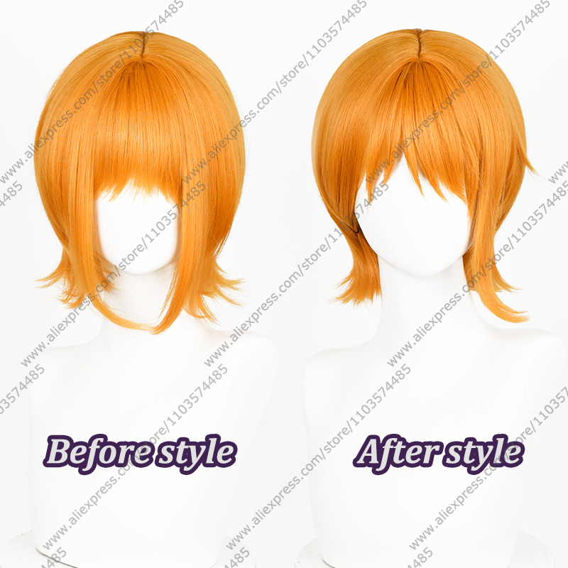 أنيمي نامي تأثيري الباروكات 30 - مراجعة Anime Cosplay Orange Hair وسعره