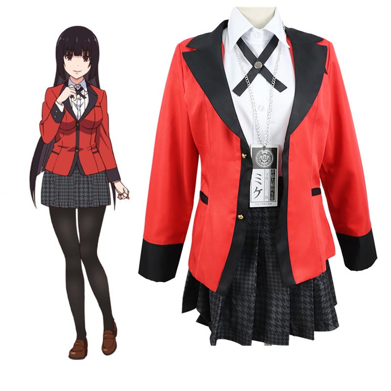 زي تنكري لشخصية ياميكو من جابا - مراجعة Anime Cosplay Kakegurui وسعره