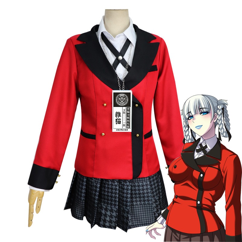 زي تنكري لشخصية ياميكو من جابا - مراجعة Anime Cosplay Kakegurui وسعره