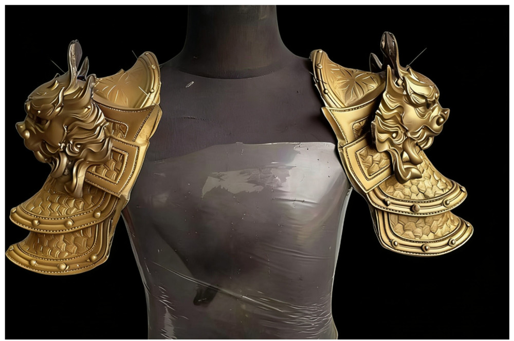 درع كتف كلاسيكي للأنمي والكوسب - مراجعة Anime Cosplay Armor وسعره